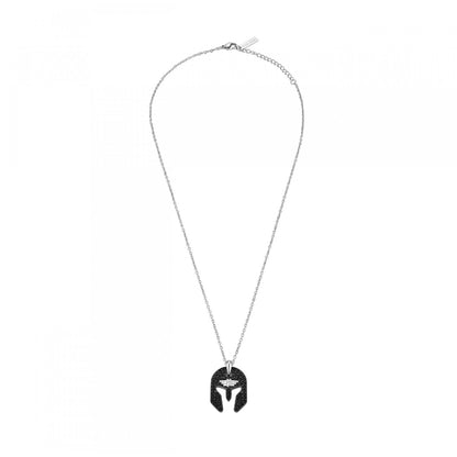Alt Tag: POLICE JEWELS JEWELRY Mod. PEAGN0032001 necklace with helmet pendant on a silver chain