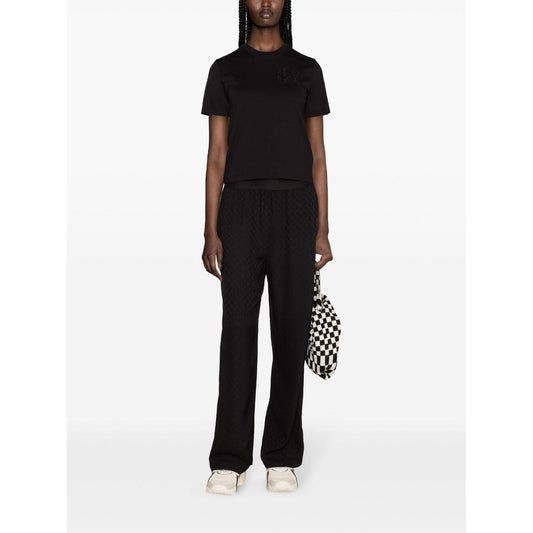 Palm Angels Palm Angels T-shirts and Polos Black PWAA044R24JER0011010 LDin,New In,Spring - Summer 2024,Women,Women > Clothing,Women > Clothing > Topwear,Yes Eu