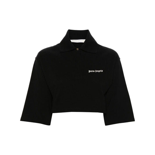 Palm Angels Palm Angels T-shirts and Polos Black PWGB012S24FAB0031003 LDin,New In,Spring - Summer 2024,Women,Women > Clothing,Women > Clothing > Topwear,Yes Eu