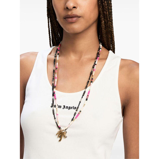 Palm Angels Palm Angels Top White PWAC020C99FAB0010110 Fall - Winter 2024,LDin,Women,Women > Clothing,Women > Clothing > Topwear,Yes Eu