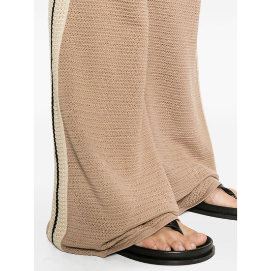 Palm Angels Palm Angels Trousers Beige PWHG021S24KNI0016410 LDin,New In,Spring - Summer 2024,Women,Women > Clothing,Women > Clothing > Trousers,Yes Eu