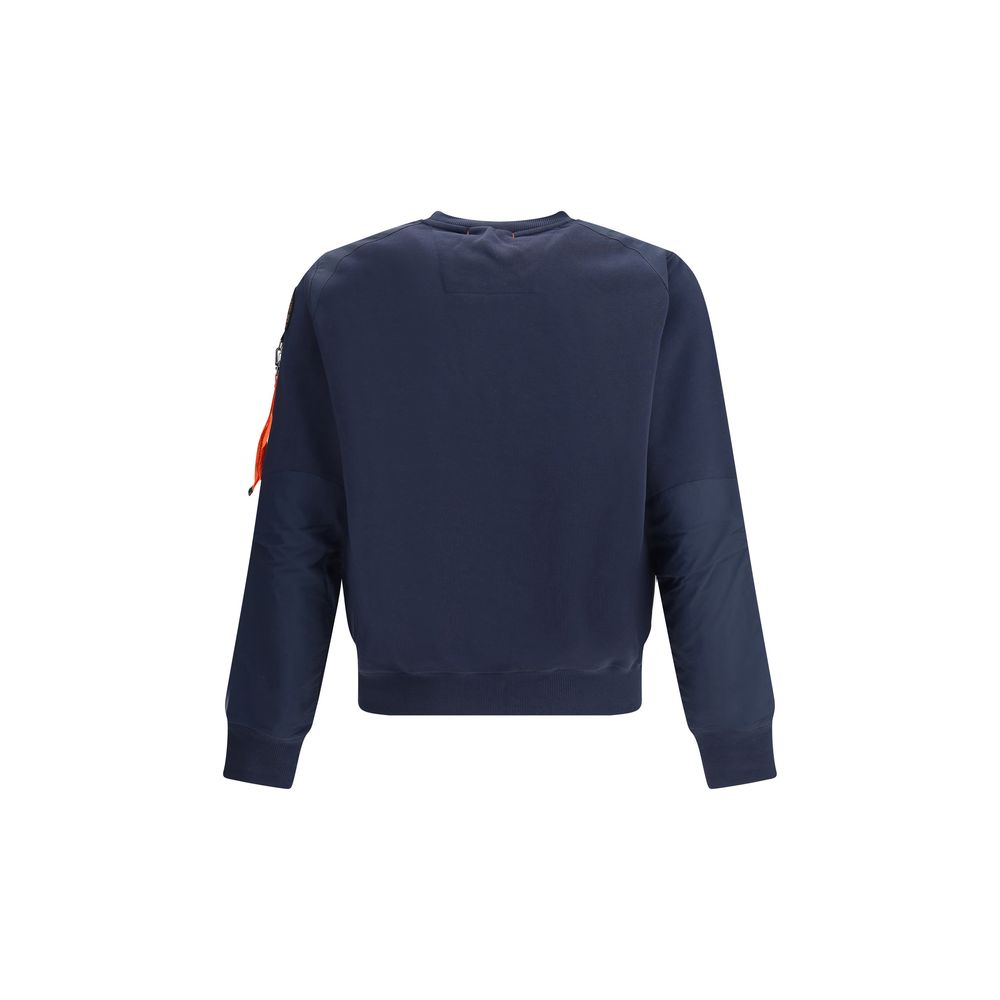 Parajumpers Blue Cotton Sweatshirt