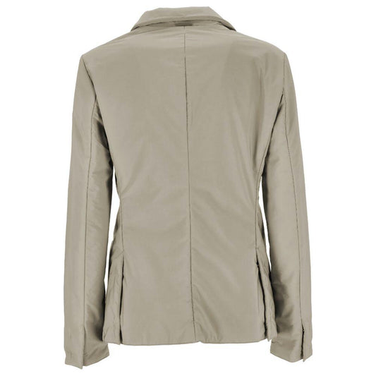 People Of Shibuya People Of Shibuya Beige Polyester Jackets & Coat PE-14555-IT40|S Beige,Category-Clothing,Gender-Women,Jackets & Coats - Women - Clothing,New with tags,People Of Shibuya,Subcategory-JacketsandCoats,Women