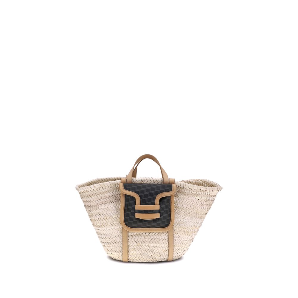 Pierre Hardy Beige Raffia Shoulder Bag