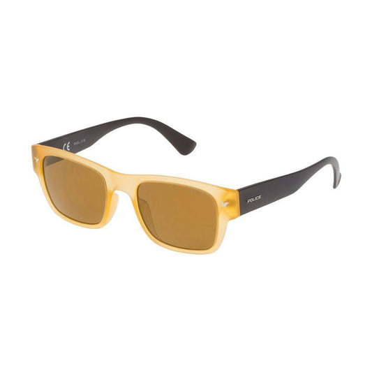 Police Police Yellow Injected Sunglasses POSPL15051760GAC 1728,Men,New with tags,Police,Sunglasses for Men - Sunglasses,Yellow