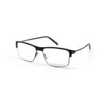 Black Porsche Black Metal Frames P8361-A glasses, metal frame, 55/16/145mm, made in Italy