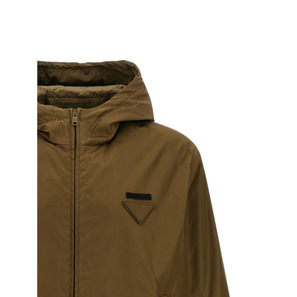 Prada Bicolor Polyamide Shell Jacket