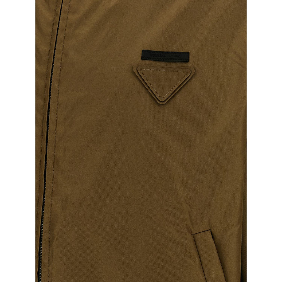 Prada Bicolor Polyamide Shell Jacket