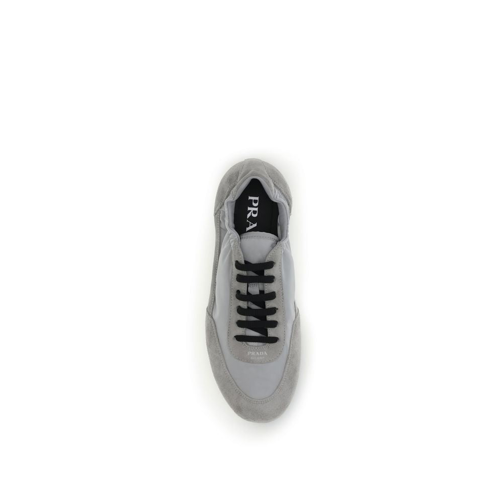Prada Gray Rubber Athletic Sneakers