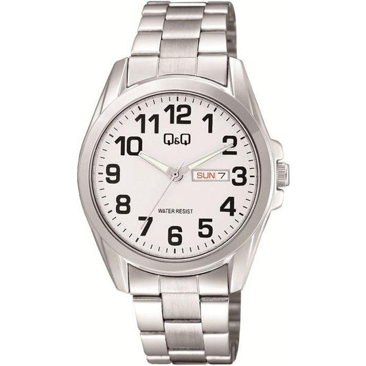 Q&Q Q&Q Mod. GENT DAY & DATE A05A-002PY Gent,Gent Ready stocked Watches,READY STOCKED WATCHES,Watches for Men - Watches,Wristwatch
