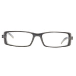 Rodenstock Black Plastic Frames - Women's glasses, model R5204-a, size 49/16/135 mm. Classic rectangular design in black plastic material.