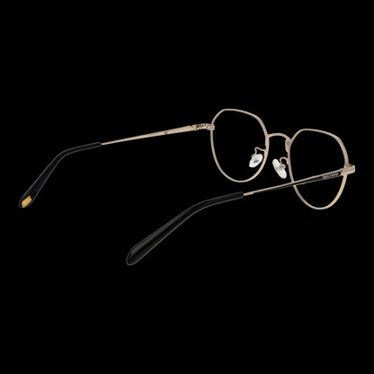 SKECHERS MOD. SE2181-D 51001 stylish women's glasses with gold frame on black background.