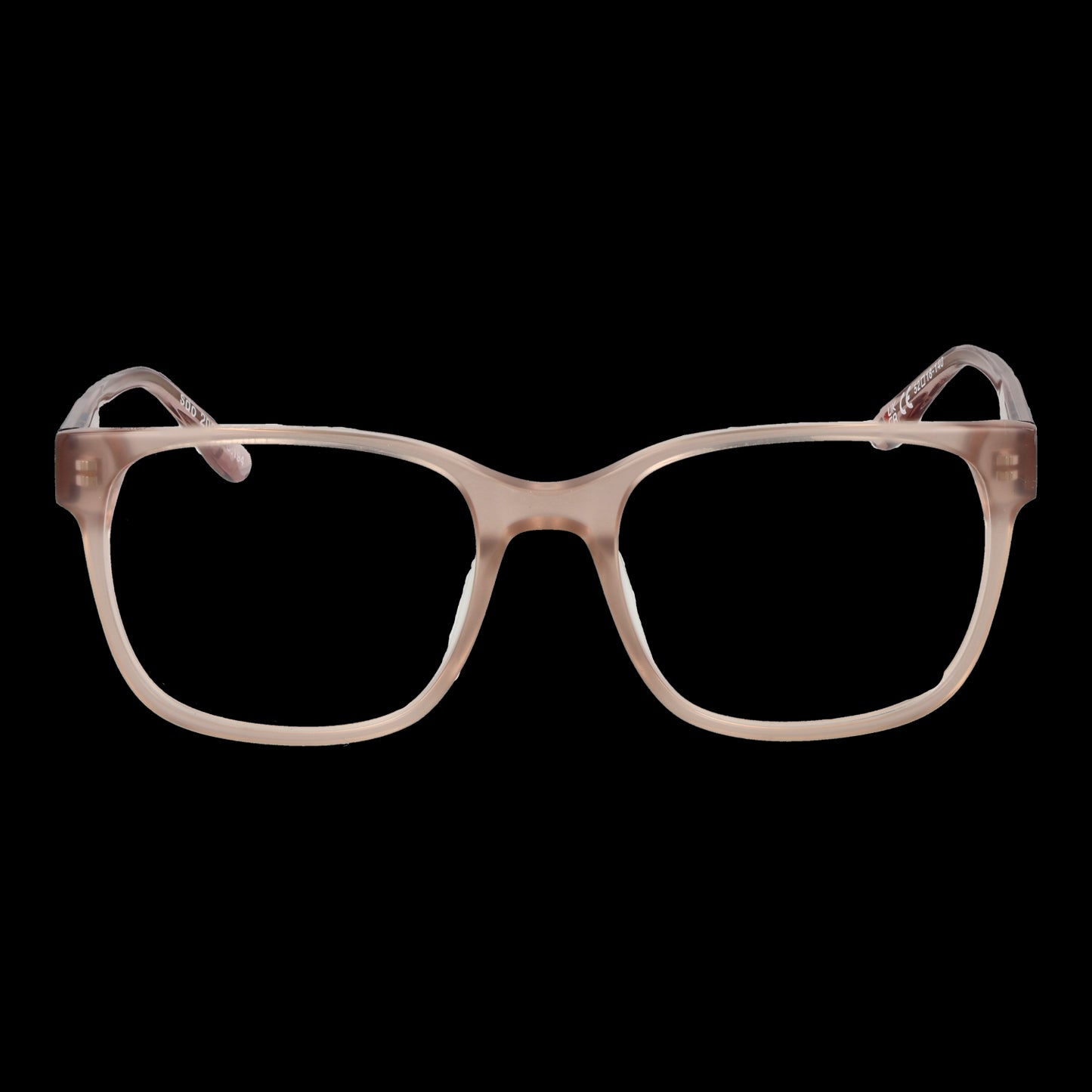 Front view of SUPERDRY MOD. SDO-2021 52194 lady's eyewear in pink, showcasing modern design for stylish women.