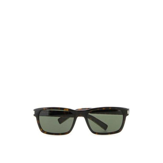 Saint Laurent Brown Acetate Sunglasses