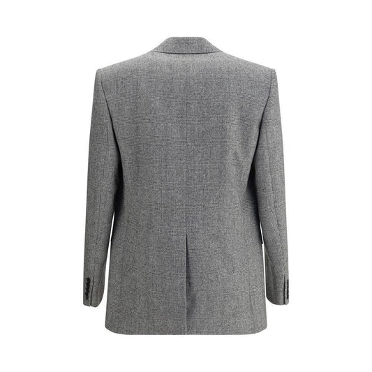 Saint Laurent Prince de Galles wool flannel Blazer SA-837196Y5H541095-IT48 | M