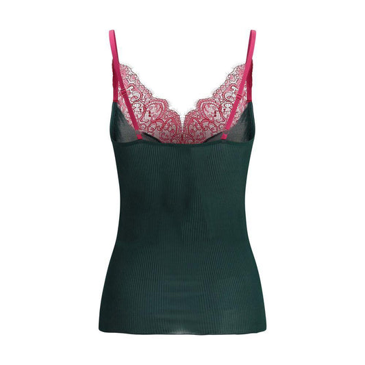 Saint Laurent Lace Top 1728,72470364320,Clothing,Green,M,New with tags,S,Saint Laurent,Tops & T-Shirts - Women - Clothing,Women,Women - Clothing Saint Laurent SA-828250Y37SM2904-M