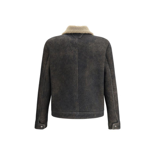 Salvatore Santoro Shearling Jacket SA-49584UGREYSPAGO-IT50 | L