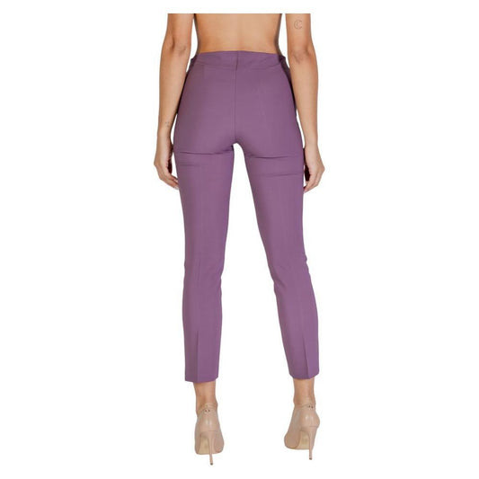 Sandro Ferrone Purple Polyester Jeans & Pant 1728,71956299936,Clothing,IT40 | XS,Jeans & Pants - Women - Clothing,New with tags,Purple,Sandro Ferrone,Women,Women - Clothing Sandro Ferrone SA-15619900151-IT40 | XS