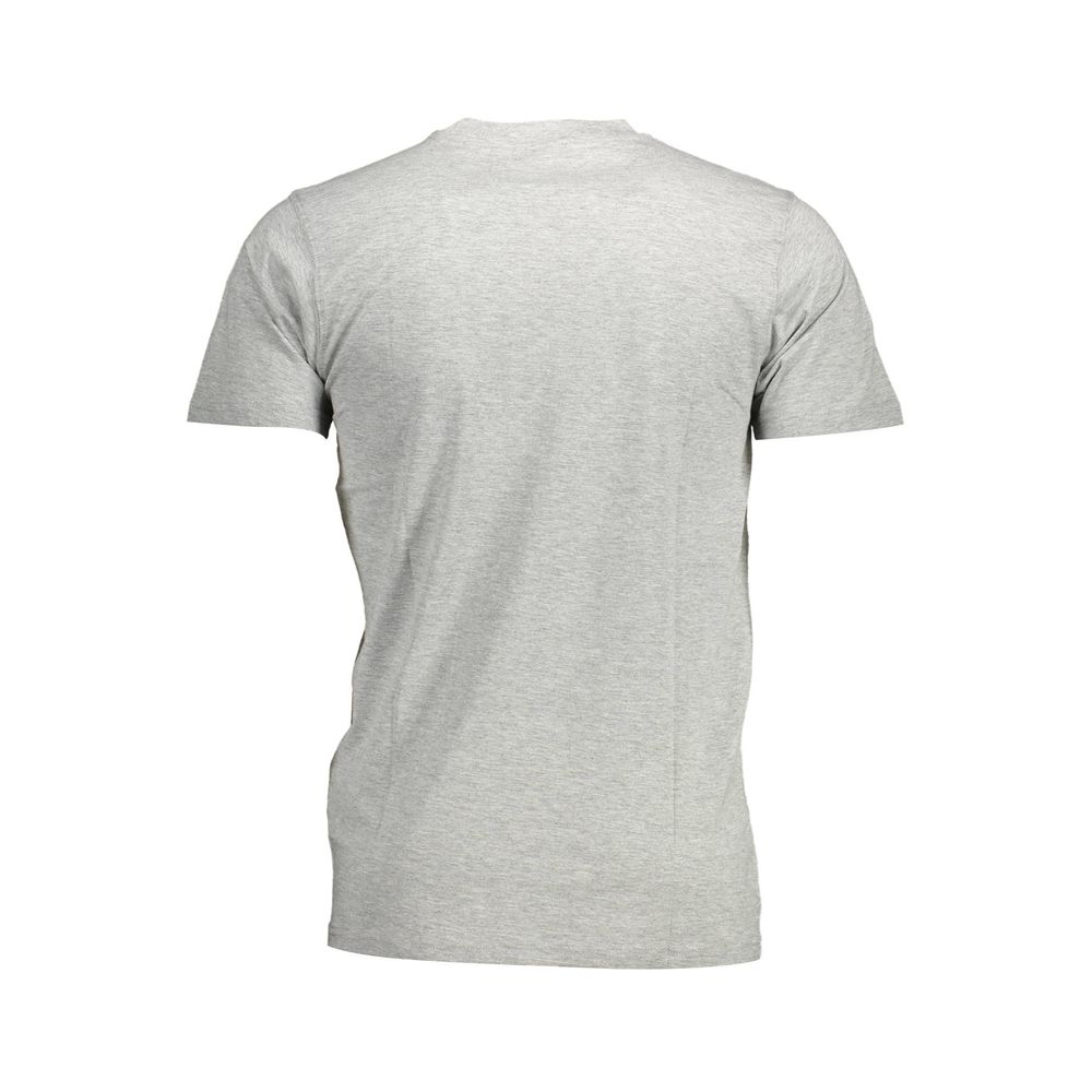 Back view of Sergio Tacchini Brown Cotton Men T-Shirt showcasing craftsmanship and style.