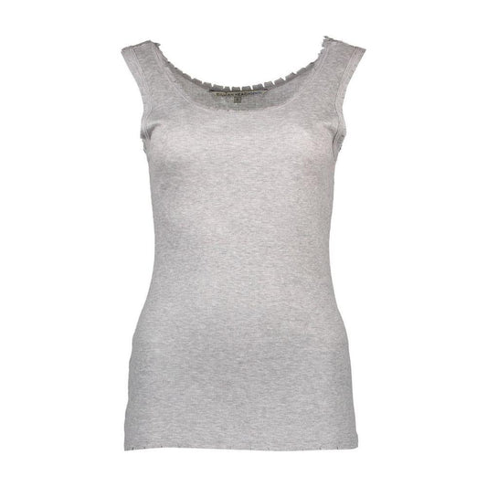 Silvian Heach-Silvian Heach Gray Viscose Women Top-1728,67403481248,Clothing,Gray,New with tags,Silvian Heach,Tops & T-Shirts - Women - Clothing,Women,Women - Clothing,XS-SI-6963-XS