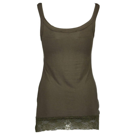 Silvian Heach Green Cotton Women Tank 1728,2XS,67403481248,Clothing,Green,New with tags,S,Silvian Heach,Tops & T-Shirts - Women - Clothing,Women,Women - Clothing,XS Silvian Heach SI-3790-2XS