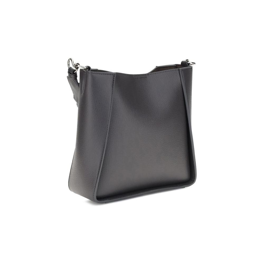 Front view with bag zipped and handles upright.