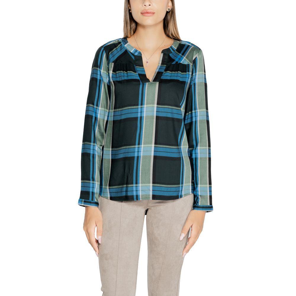 Street One Green Viscose Blouse ST-15261100150-46