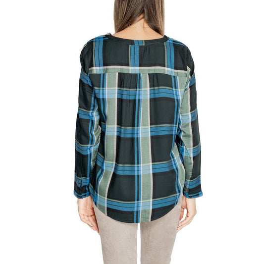 Street One Green Viscose Blouse ST-15261100150-46
