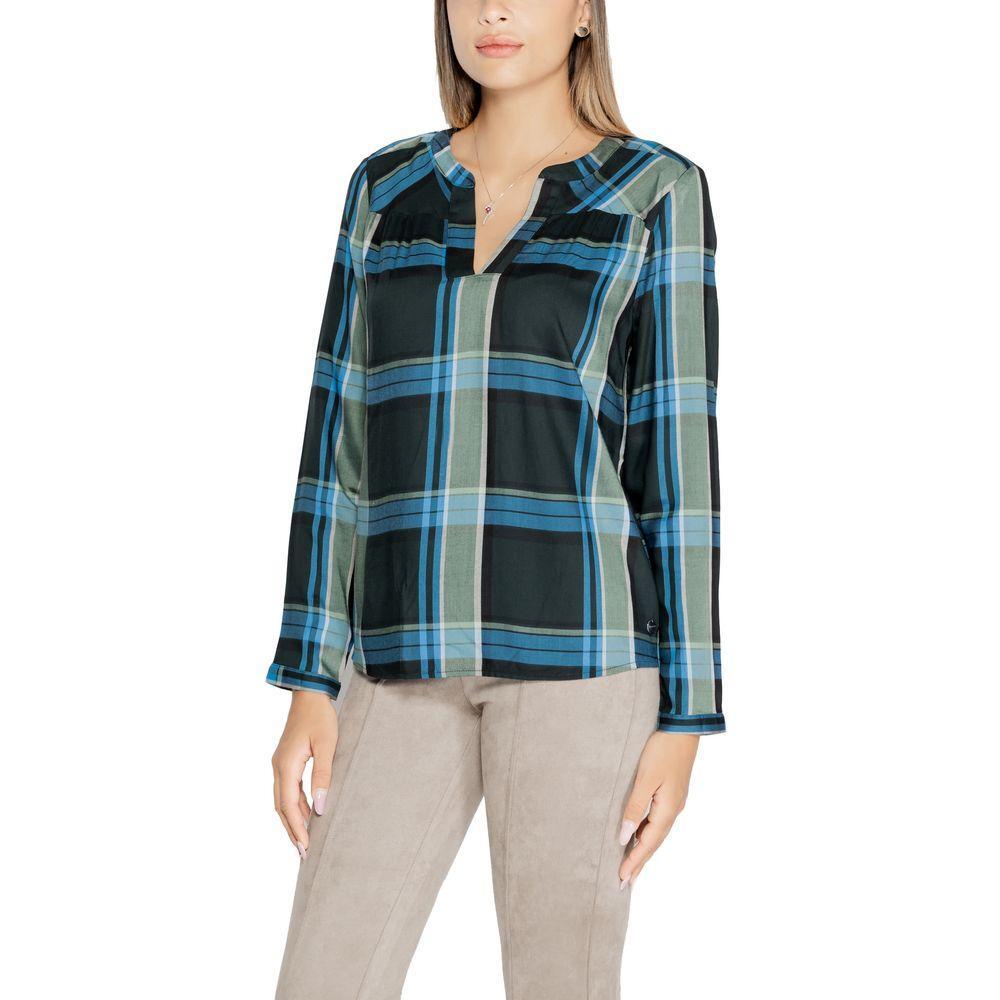 Street One Green Viscose Blouse ST-15261100150-46