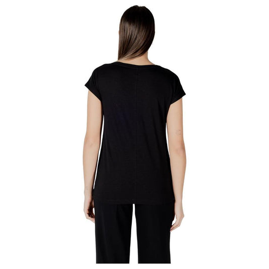 Street One Black Cotton Tops & T-Shirt