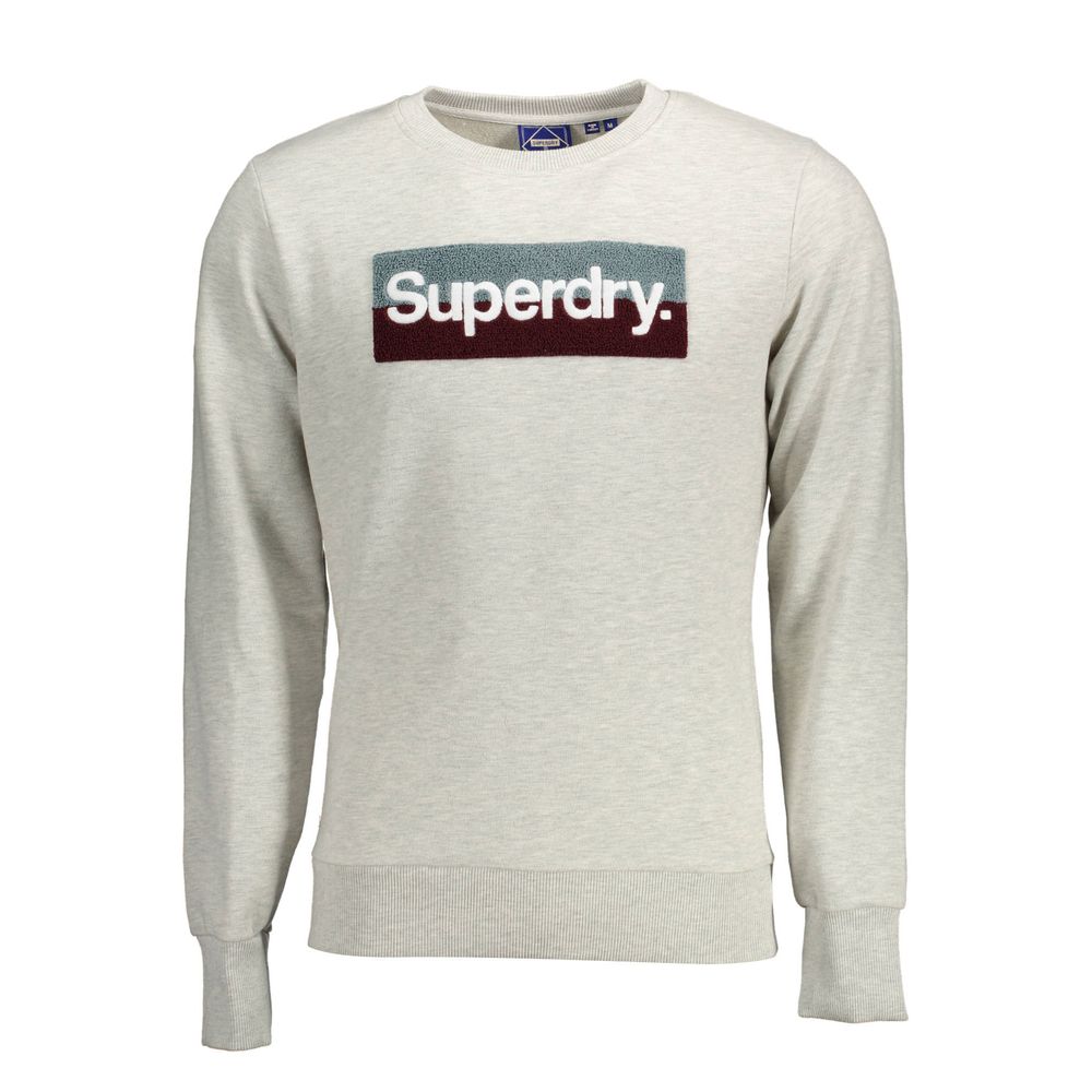 Superdry Grigio Cotton Men Sweatshirt Superdry