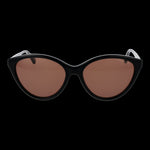 Front view of TED BAKER MOD. TB1735 56001 sunglasses for ladies with black frame and tinted lenses.
