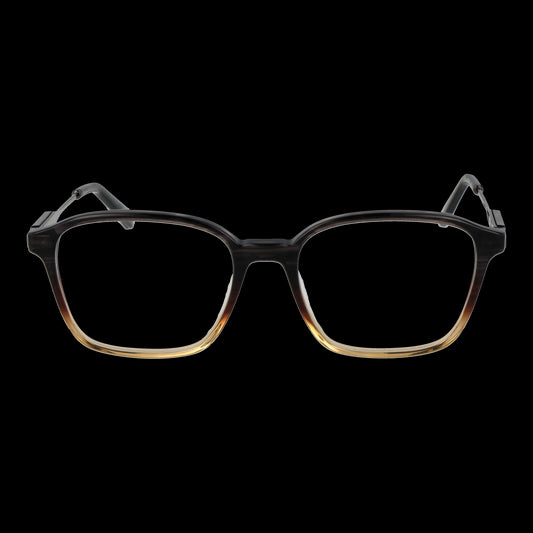 TED BAKER MOD. TB8317 54102 men's eyeglasses frame in black and amber color.