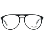 Ted Baker Black Men Glasses Frame, size 54-14-145, full-rim plastic with spring hinge, includes branded case.