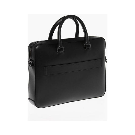 Testoni Testoni Leather BOLGHERI Bag with Removable Straps TEP609537GD 1728,74866327712,Bags,Black,Men,Men - Bags,New with tags,Shoulder Bags - Men - Bags,Testoni
