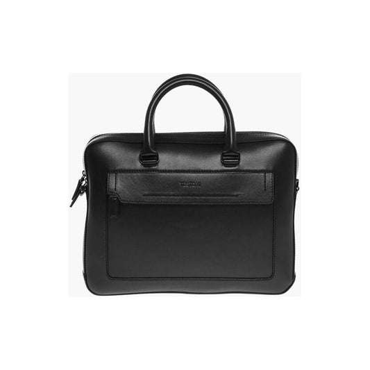 Testoni Testoni Leather BOLGHERI Bag with Removable Straps TEP609537GD 1728,74866327712,Bags,Black,Men,Men - Bags,New with tags,Shoulder Bags - Men - Bags,Testoni