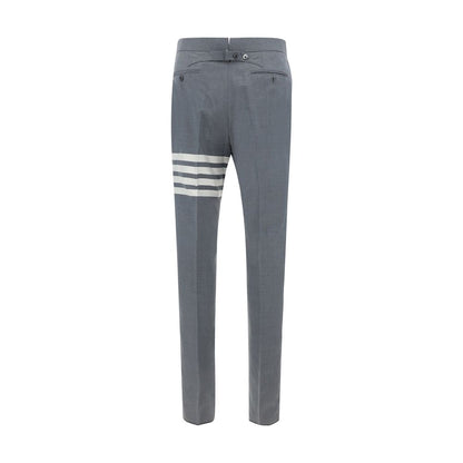 Thom Browne Gray Wool Casual Pants