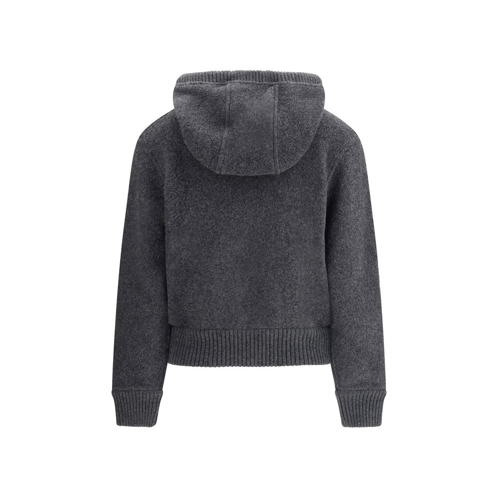 Thom Browne Gray Wool Sweatshirt