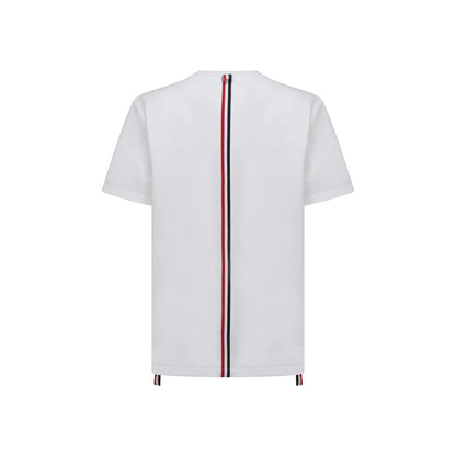 Thom Browne White Cotton T-Shirt