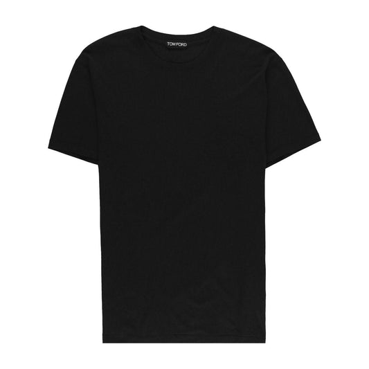 Tom Ford Tom Ford T-shirts and Polos Black JCS004JMT002S23LB999-P25 LDin,Men,Men > Clothing,Men > Clothing > Topwear,Spring - Summer 2025,Yes Eu