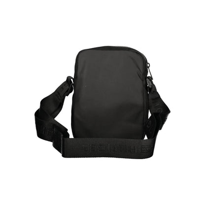 Tommy Hilfiger Black Recycled Polyester Men Shoulder Bag