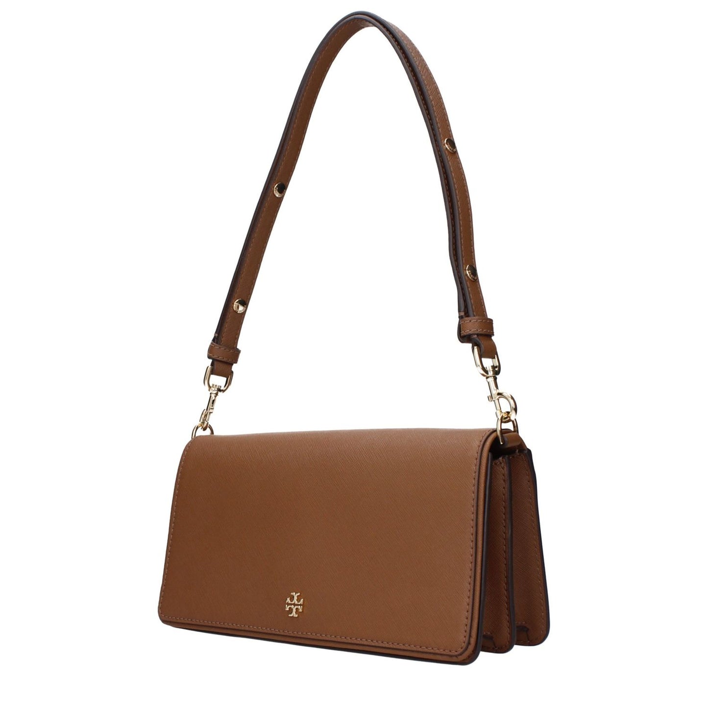 Tory Burch Brown Leather Shoulder Bag