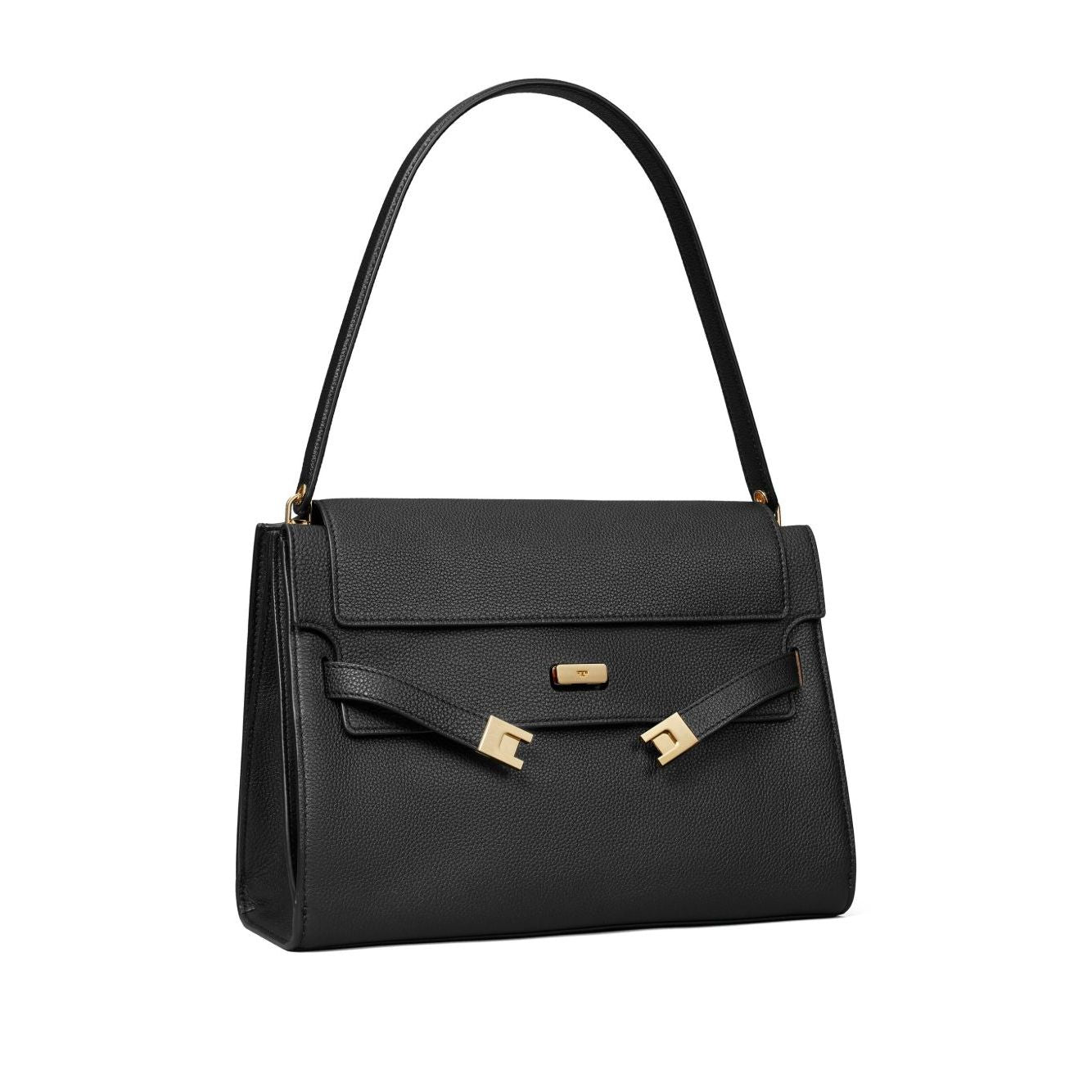 Front view with bag zipped and handles upright.
