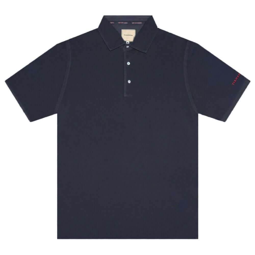 Tramarossa Blue Cotton Polo Shirt
