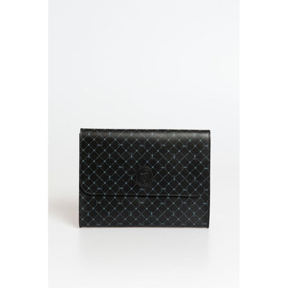 Trussardi Black Polyester Men Clutch