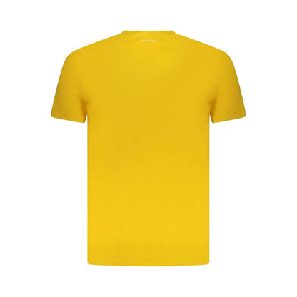 Trussardi Yellow Cotton Men T-Shirt