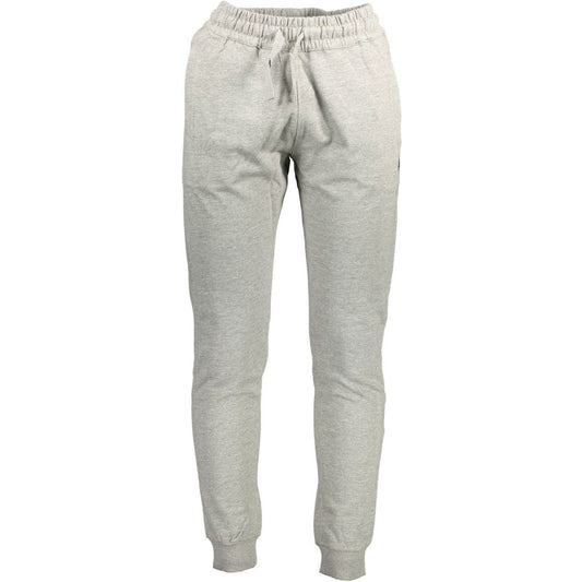 U.S. POLO ASSN. Grigio Cotton Mens Sweatpant, featuring elastic waistband and drawstrings, stylish sportswear for men.
