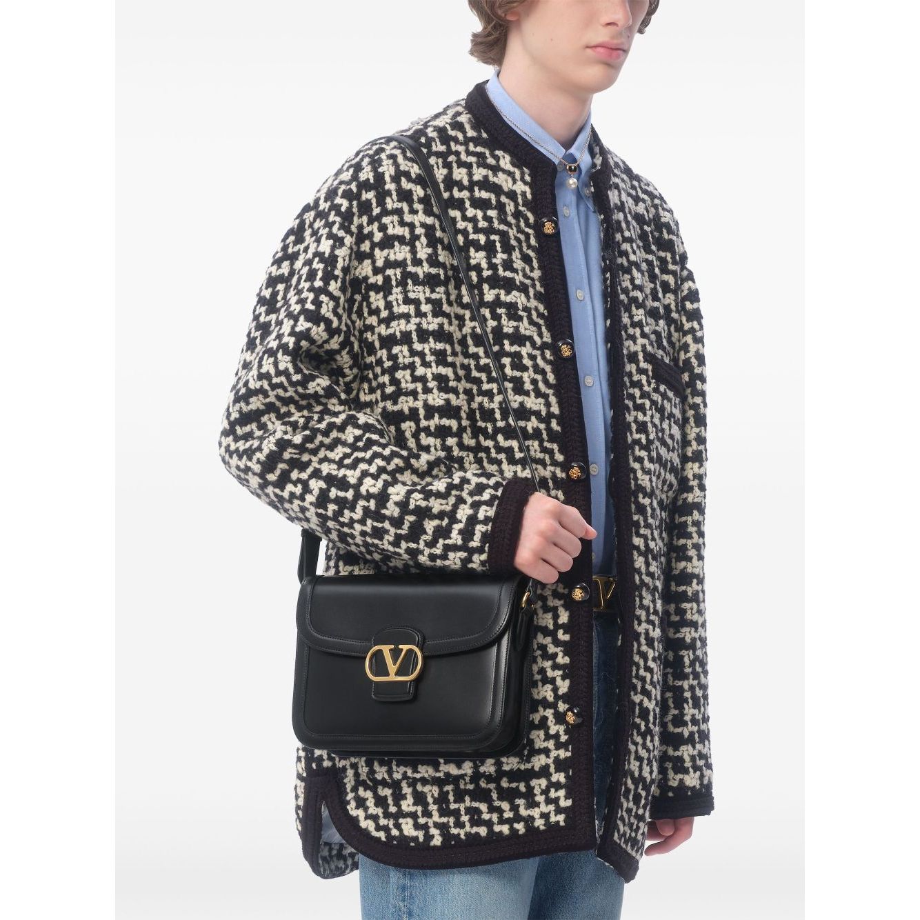 Valentino Garavani 9To5 Smooth Calfskin Shoulder Bag