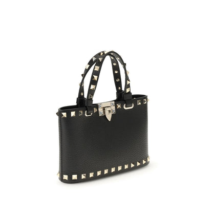 Valentino Garavani Black Leather Shoulder Bag