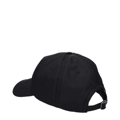 Valentino Garavani Black Polyamide Cap (Baseball Hat)